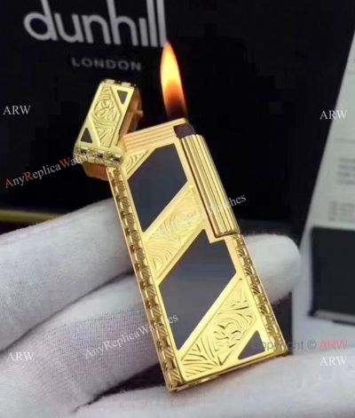 Replica Dunhill Lighter Silver & Gold - AAA Grade